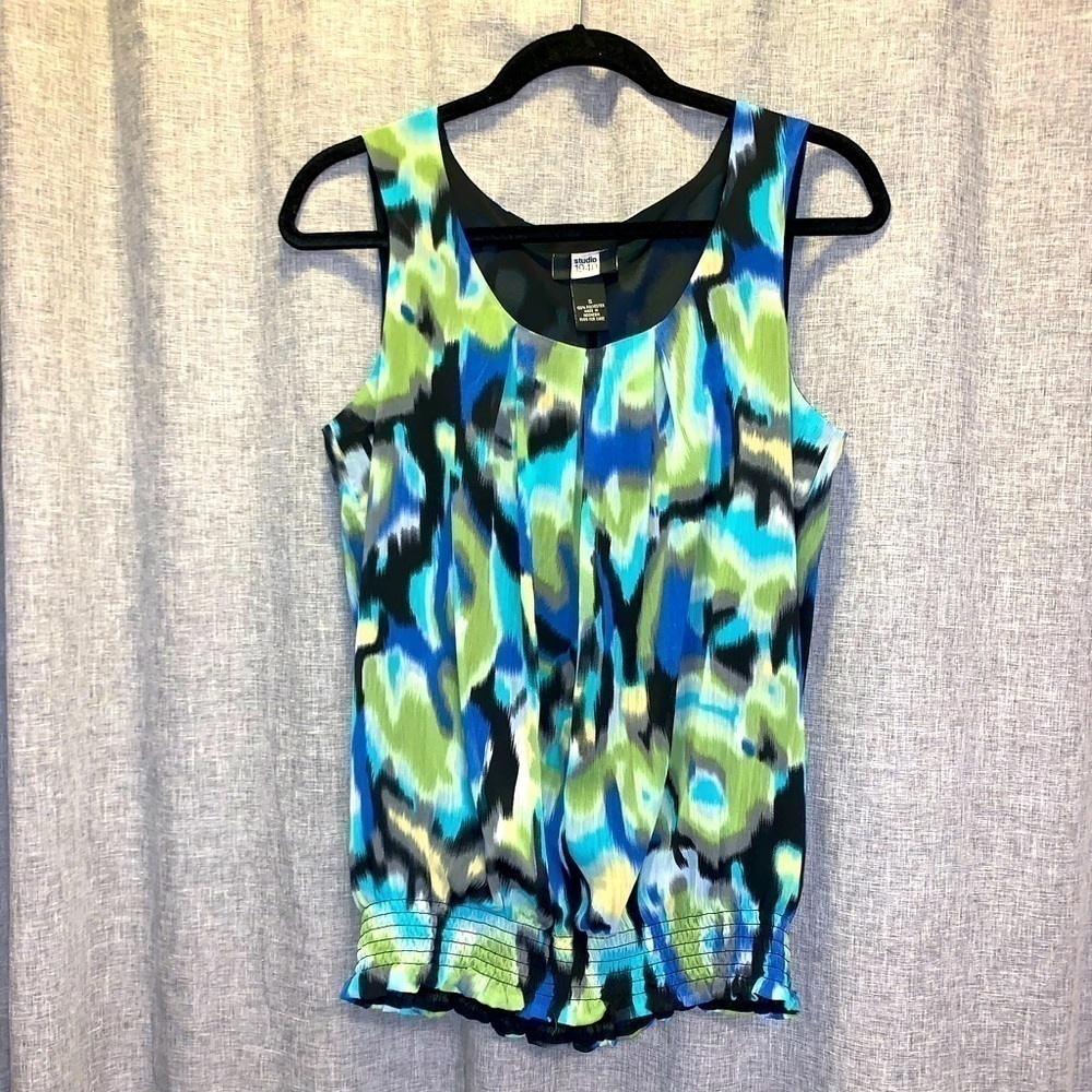 ❤️ Women’s studio 1940 watercolor tank size small
